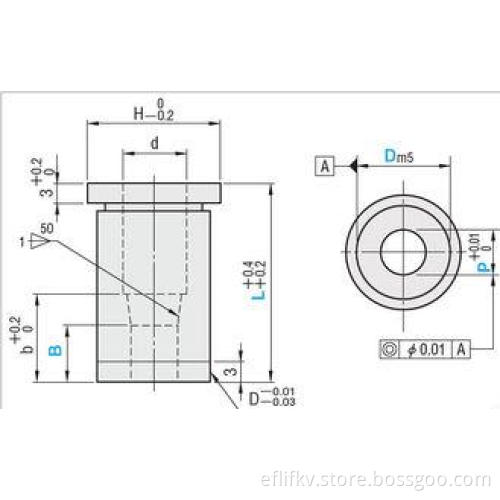 Shank Dn5 Round threading die 60 ~ 64 HRC TiCN Coating fini